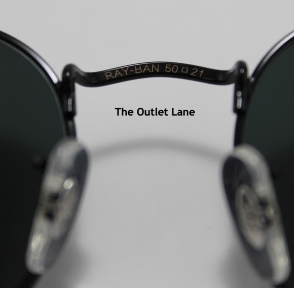 Model Display Ray-Ban Round Metal Black RB3447 - Picture 12 of 16
